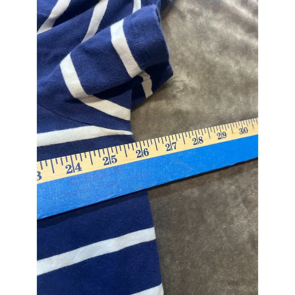 Vineyard‎ Vines Polo Shirt Men's 2XL Blue White Striped Stretch Golf